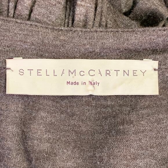 STELLA McCARTNEY Size M Brown Viscose Pleated Dress - Picture 6 of 8